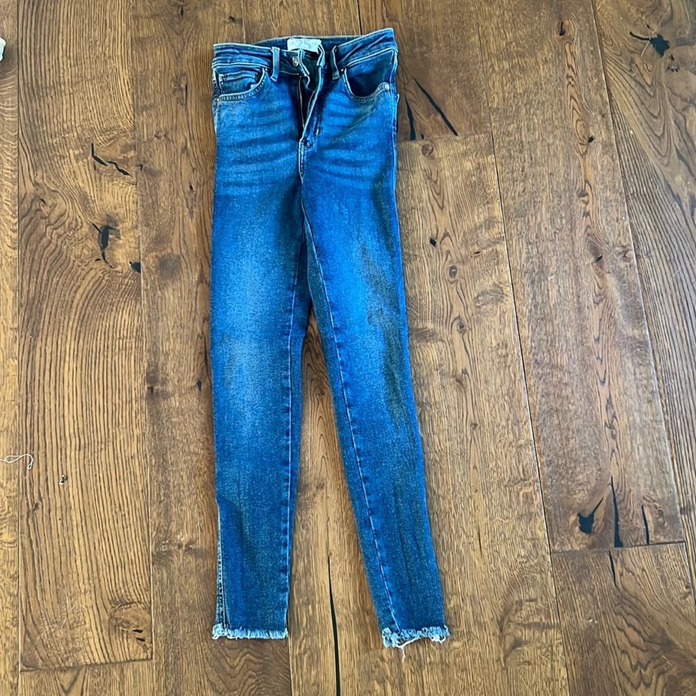 Free people Blue Skinny Jeans size 25